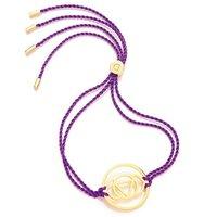 daisy brow chakra gold plated bracelet