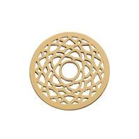 Daisy Rose Gold Plated Crown Chakra Halo Coin