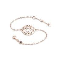 Daisy Throat Chakra Rose Gold Chain Bracelet
