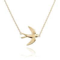 Daisy Nature\'s Way Gold Swooping Bird Necklace