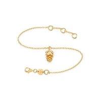 Daisy Gold Plated Pine Cone Bracelet