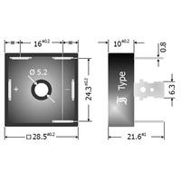 DB35-04 Diotec 3 Phase Bridge Rectifier 400V