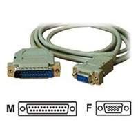 Db9 Female To Db25 Male Serial Null Modem Cord- 3 M