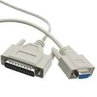 Db9 Female To Db25 Male Serial Null Modem Cord- 1.80 M