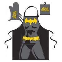 dc comics batgirl body silhouette apron oven gloves and heat insulatio ...