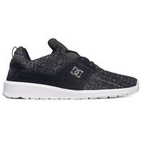 dc heathrow le skate shoes black marl