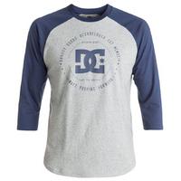 DC Rebuilt 2 Raglan T-Shirt - Grey Heather/Summer Blues