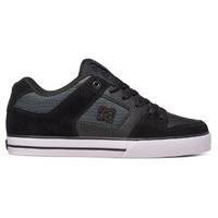 DC Pure Skate Shoes - Black/Dark Grey