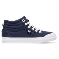 DC Evan Hi Kids Skate Shoes - Navy