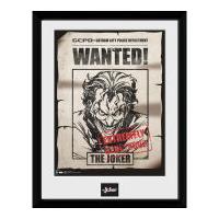DC Comics Batman Comic Joker Wanted - Framed Photographic - 16 x 12inch