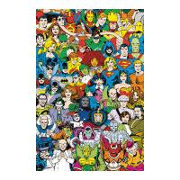 DC Comics Retro Cast - Maxi Poster - 61 x 91.5cm