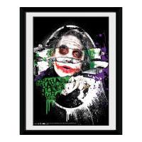 DC Comics Batman The Dark Knight Rises The Joker Torn - 8x6 Framed Photographic