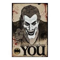 dc comics batman comic joker needs you 24 x 36 inches maxi poster