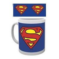 dc comics superman logo mug