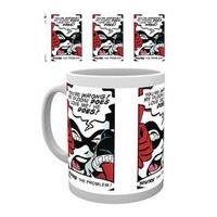 dc comics batman harley quinn puddin mug