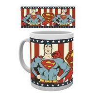 dc comics superman vintage mug