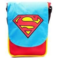 Dc Comics Superman Blue/red Messenger Bag With Classic Logo (mb0udnspm)