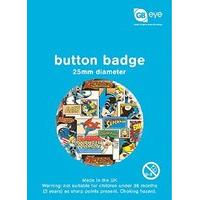 Dc Comics Pattern Button Badge