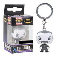 DC Comics Black and White Joker Pop! Keychain