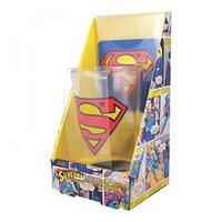 DC Comics Superman Glass and Coaster Set in Gift Box