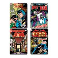 dc comics batman comic covers set of 4 coasters