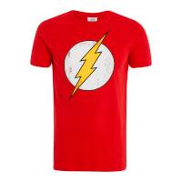 DC Comics Men\'s Flash T-Shirt - Red - XL