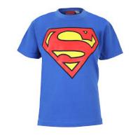 DC Comics Boys\' Superman Logo T-Shirt - Royal Blue - 9-10 Years