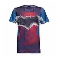 dc comics mens batman tear t shirt blue s