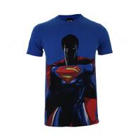 DC Comics Men\'s Batman v Superman Superman T-Shirt - Royal - L