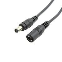 DC 5.5 2.1mm CCTV Extender Male to Female Barrel Connector Extension Cable 100cm 3ft Free Shipping