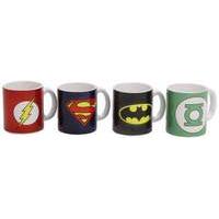 dc comics mugs set of 4 espresso