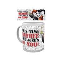 Dc Comics Batman Classic Harley Quinn \'jokes On You\' Ceramic Mug White