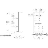 DC/DC converter (print) TracoPower TEN 15-2422WI 24 Vdc 12 Vdc, -12 Vdc 625 mA 15 W No. of outputs: 2 x