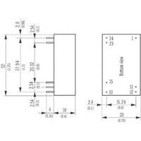 dcdc converter print tracopower thb 3 1211 12 vdc 5 vdc 600 ma 3 w no  ...