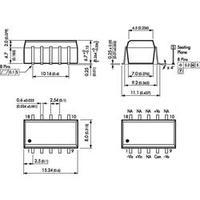 DC/DC converter (SMD) TracoPower TSM 1212D 12 Vdc 12 Vdc, -12 Vdc 40 mA 1 W No. of outputs: 2 x
