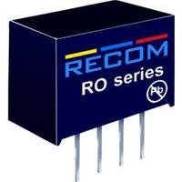 DC/DC converter (print) RECOM RO-2412S/P 24 Vdc 12 Vdc 83 mA 1 W No. of outputs: 1 x