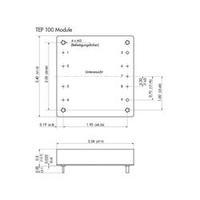 DC/DC converter (component) TracoPower TEP 100-4812 48 Vdc 12 Vdc 8.4 A 100 W No. of outputs: 1 x