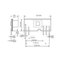 DC/DC converter (print) TracoPower TOS 06-12SIL 5 Vdc 6 A No. of outputs: 1 x
