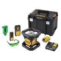 dce079d1g green rotary laser kit 18 volt 1 x 20ah li ion