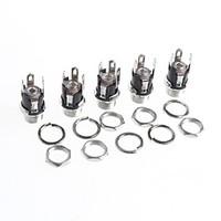 DC Socket DC Power Connector socket 5.5-2.1MM Metal DC-053(5Pcs)