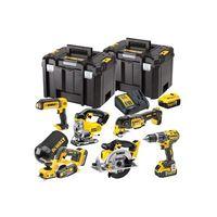 dck665p3t xr compact 6 piece wood working kit 18 volt 3 x 50ah li ion