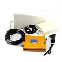 DCS 1800mhz 4G LTE 2G GSM 900mhz Signal Booster Mobile Phone Signal Repeater with Panel Antenna / Log Periodic Antenna