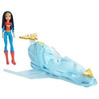 DC Super Hero Girls Wonder Woman Doll and Invisible Jet