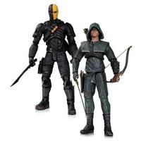 DC Comics Collector Toy - Arrow - Oliver Queen and Deathstroke 7 Inch Action Figure 2 Playset