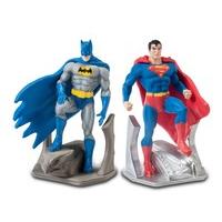 DC Batman and Superman Bookends