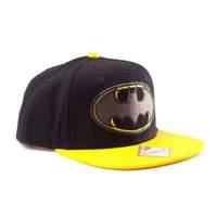 Dc Comics Batman Dark Knight Snapback Baseball Cap Black/yellow (sb0eipbtm)