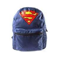 dc comics superman reversible design backpack blue bp09c0spm