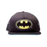 Dc Comics Batman Trucker Snapback Cap With Logo Black (ba09m3btm)