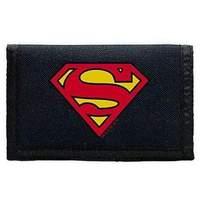 dc comics superman logo navy kids wallet abybag124