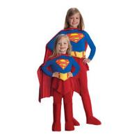 DC Comics Deluxe Girls\' Supergirl Fancy Dress - 5-6 Years